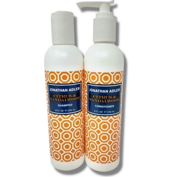 2 Jonathon Adler Citrus and Sandalwood Set Hair Shampoo and Conditioner Sets - Picture 6 of 7